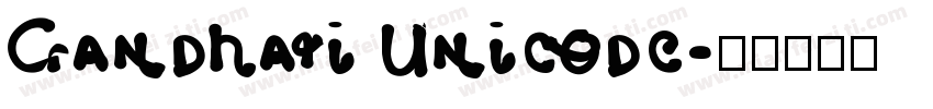 Gandhari Unicode字体转换